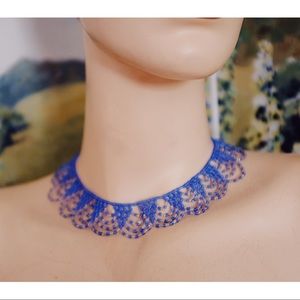 Vintage Beaded Collar Necklace